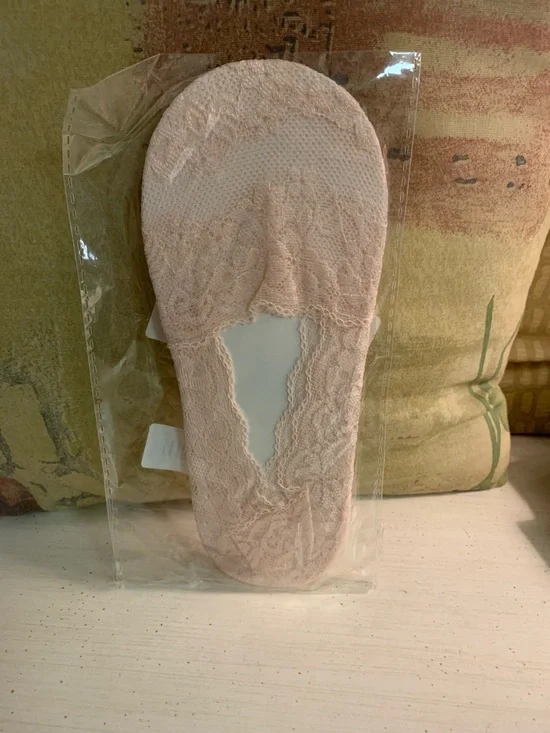 Lace No Show Socks; Semi-Sheer; Sweat-absorbent; Hosiery Socks - Picture 6 of 8